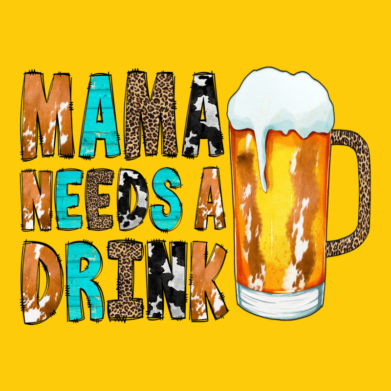 Mama Needs A Drink Premium Hoodie by CowCowDesign | Teevron