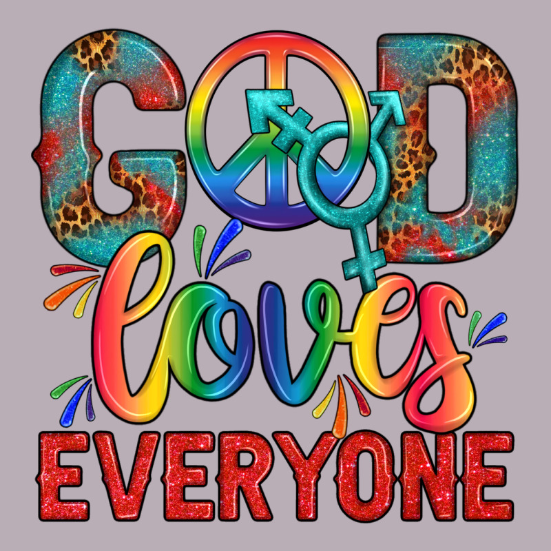 Lgbtq God Loves Everyone With Unicorn Vintage Tee by BundleAndBundleShop | Teevron