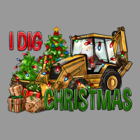 I Dig Christmas Backhoe Loader Vintage Hoodie | Teevron