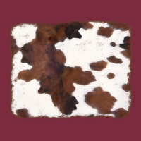 Brown Cowhide Background Premium Hoodie | Teevron