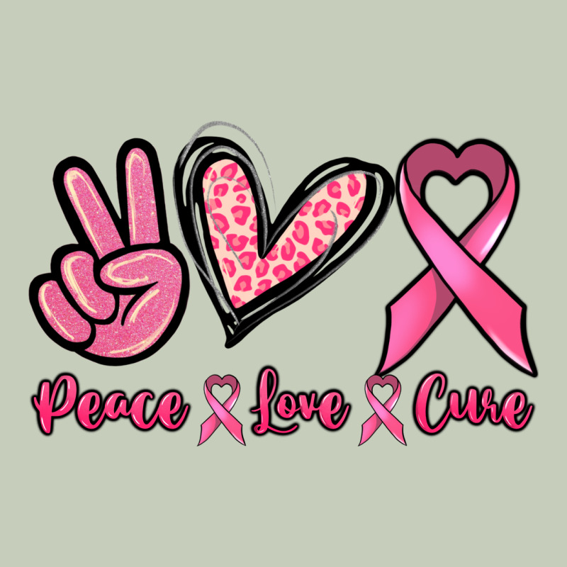 Peace Love Cure Ladies Tee by NancyCooperArtShop | Teevron