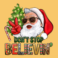 Don't Stop Believing Santa Vintage Hoodie | Teevron