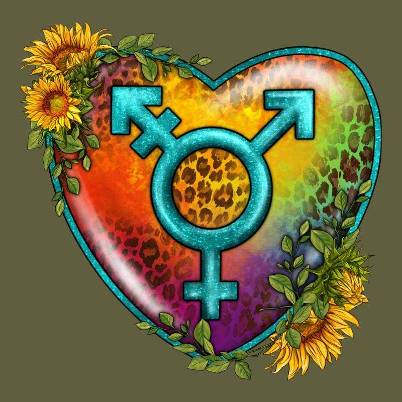 Lgbtq Heart With Sunflower Vintage Tee by BundleAndBundleShop | Teevron