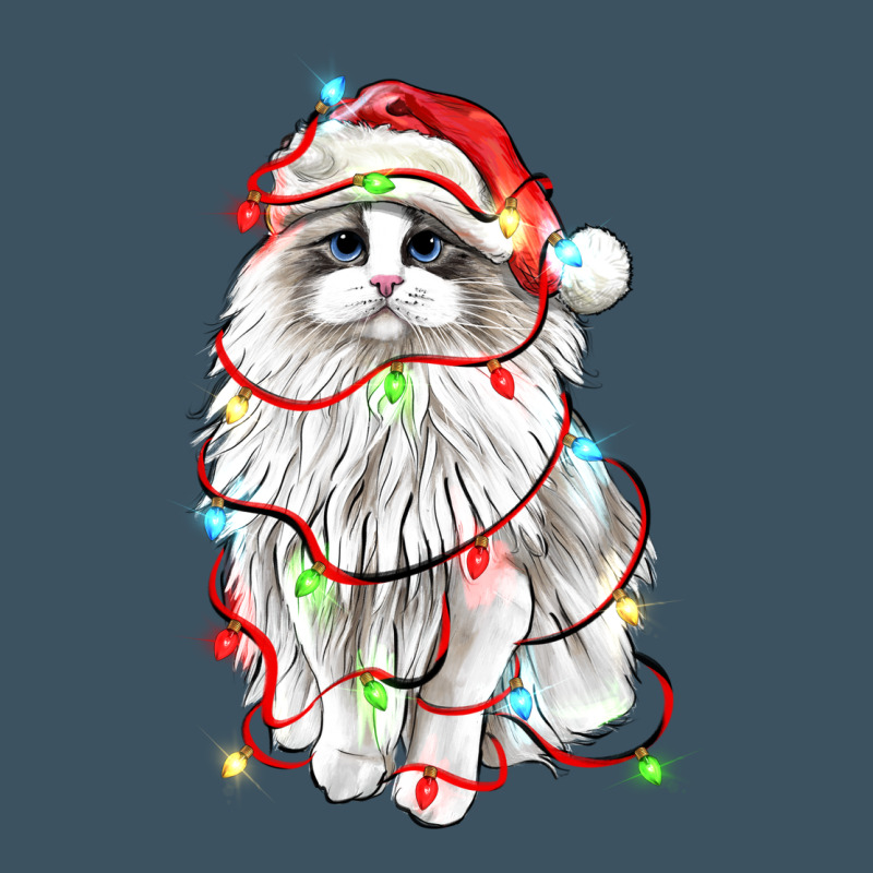 Christmas Ragdoll Cat Urban Heavy Tee by LillyAllenDesigns | Teevron