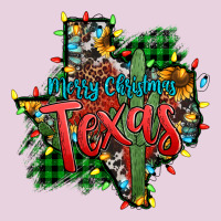Western Desert Christmas Texas Map Ladies Tee | Teevron