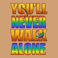 Lgbtq You'll Never Walk Alone With Peace Vintage Tee | Teevron
