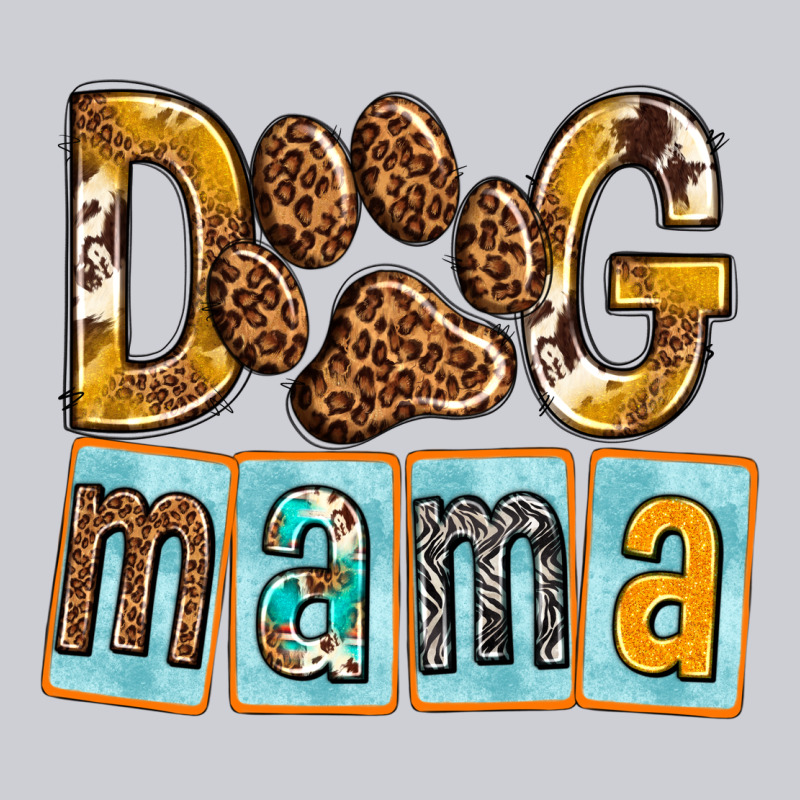 Dog Mama With Paw Heavyweight Sweatshirt by texasbilliewilder | Teevron
