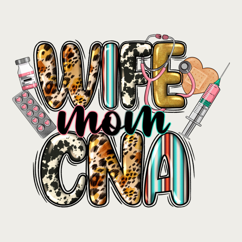 Wife Mom Cna Zipper Hoodie by CowGirlArtShop | Teevron