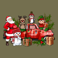 Santa Snowman Reindeer Penguin Elf Christmas Truck Vintage Hoodie | Teevron