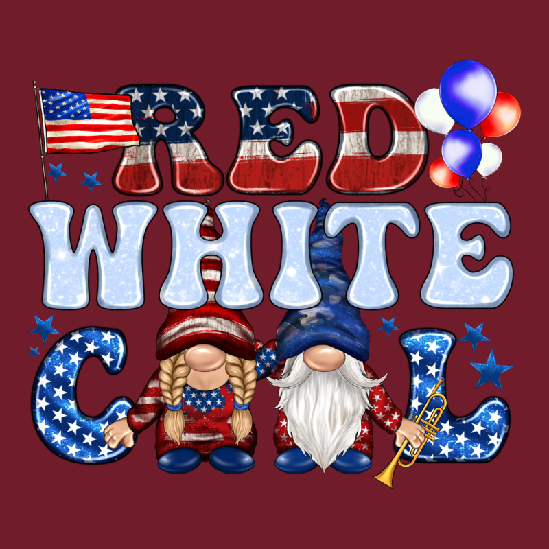 Red White Cool With Gnomies 4th Of July Zipper Hoodie by HowdyJamesFarm | Teevron