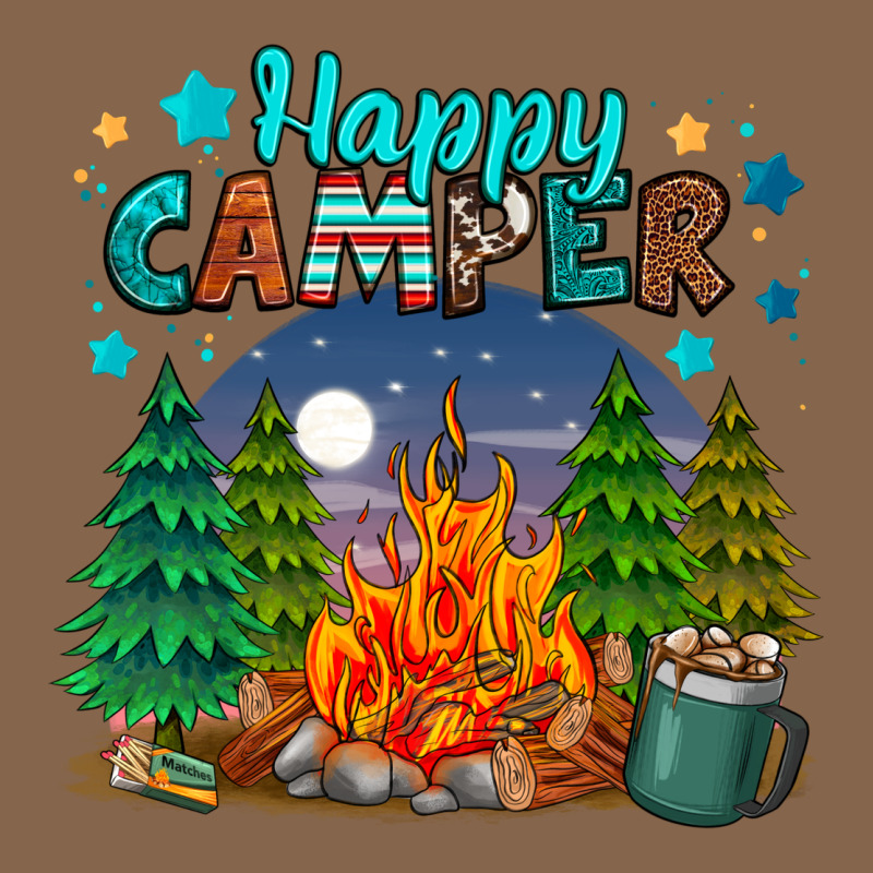 Happy Camper Premium Tee by MaliasSmallBusiness | Teevron