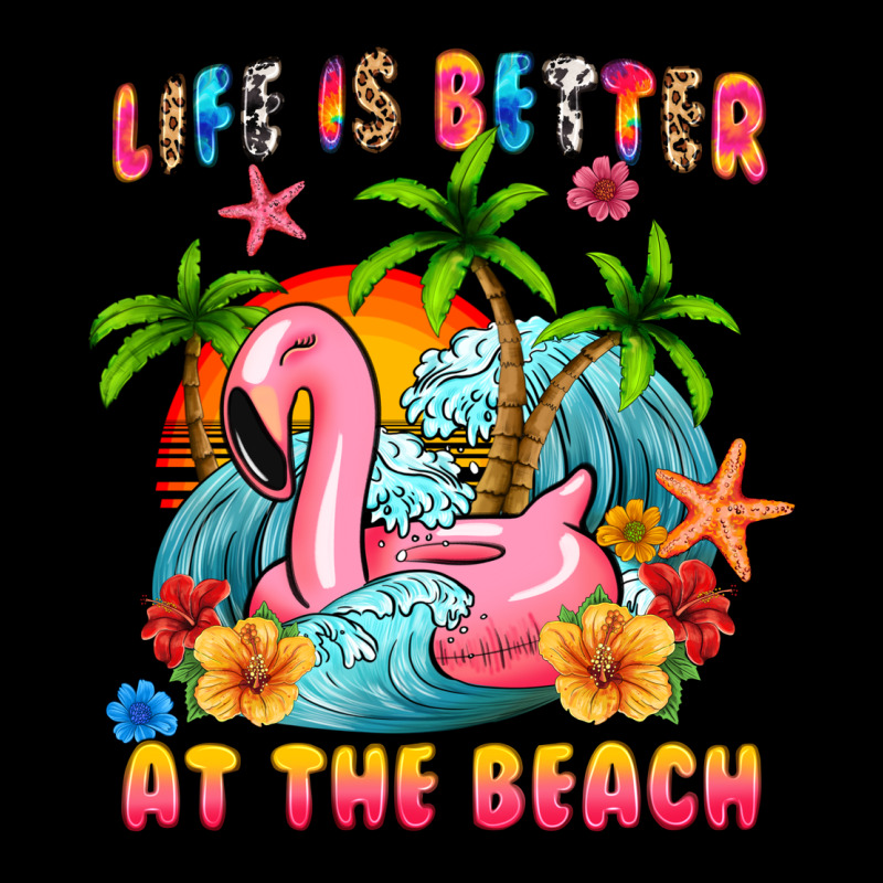 Life Is Better At The Beach Premium Tee by MaliasSmallBusiness | Teevron