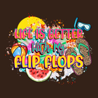 Life Is Better With My Flip Flops Heavy Core Tee | Teevron