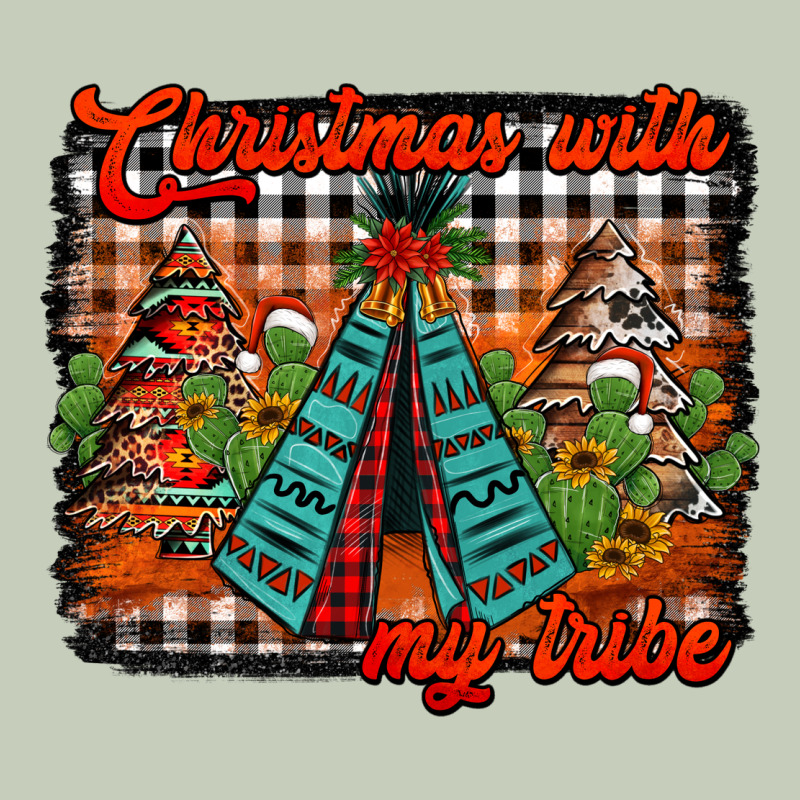 Christmas With My Tribe Ladies Tee by Jasminsmagicworld | Teevron