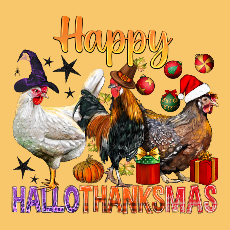 Happy Hallothanksmas Chick Vintage Hoodie by BundleAndBundleShop | Teevron