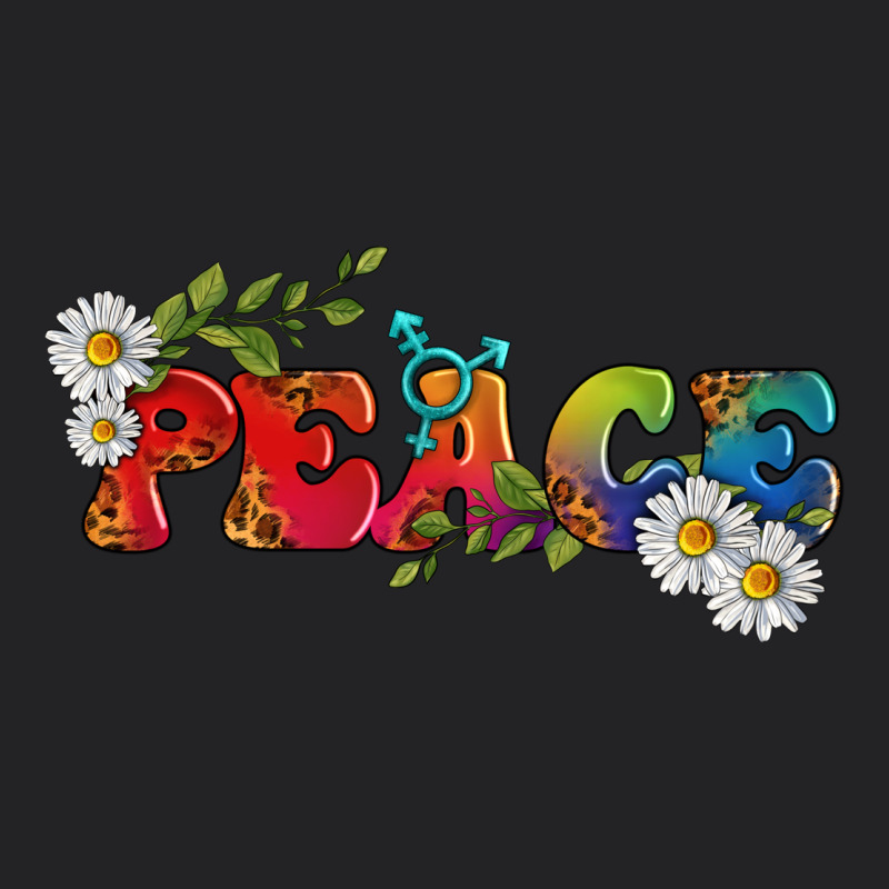 Lgbtq Peace With Daisy Vintage Tee by BundleAndBundleShop | Teevron
