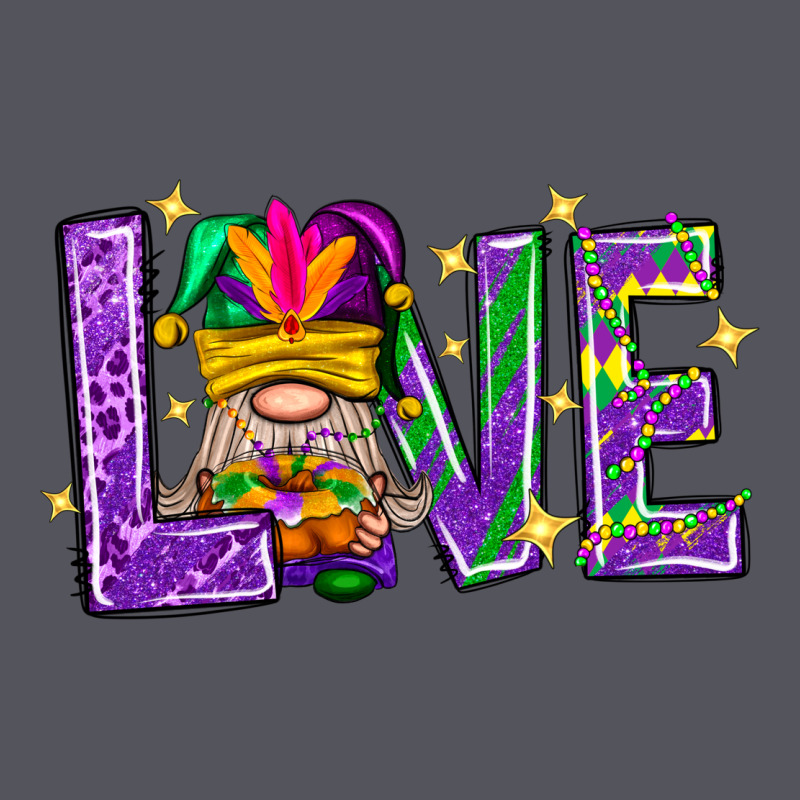 Mardi Gras Love With Gnome Vintage Hoodie by BundleAndBundleShop | Teevron