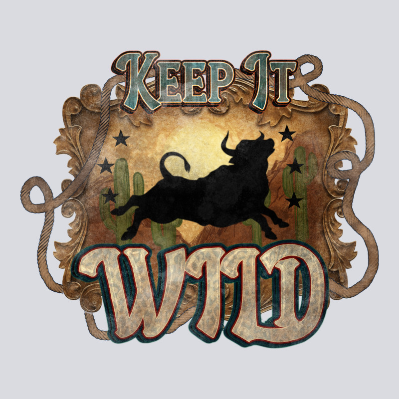 Keep It Wild Western Bull Zipper Hoodie by HowdyJamesFarm | Teevron
