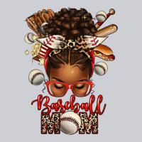 Baseball Mom Afro Messy Bun Heavyweight Sweatshirt | Teevron