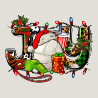 Joy With Volleyball And Santa's Hat Heavy Core Tee | Teevron