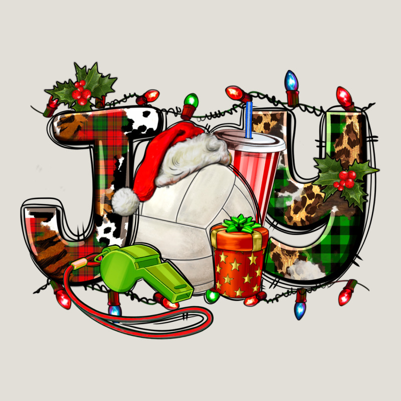Joy With Volleyball And Santa's Hat Heavy Core Tee by AdoDesignShop | Teevron