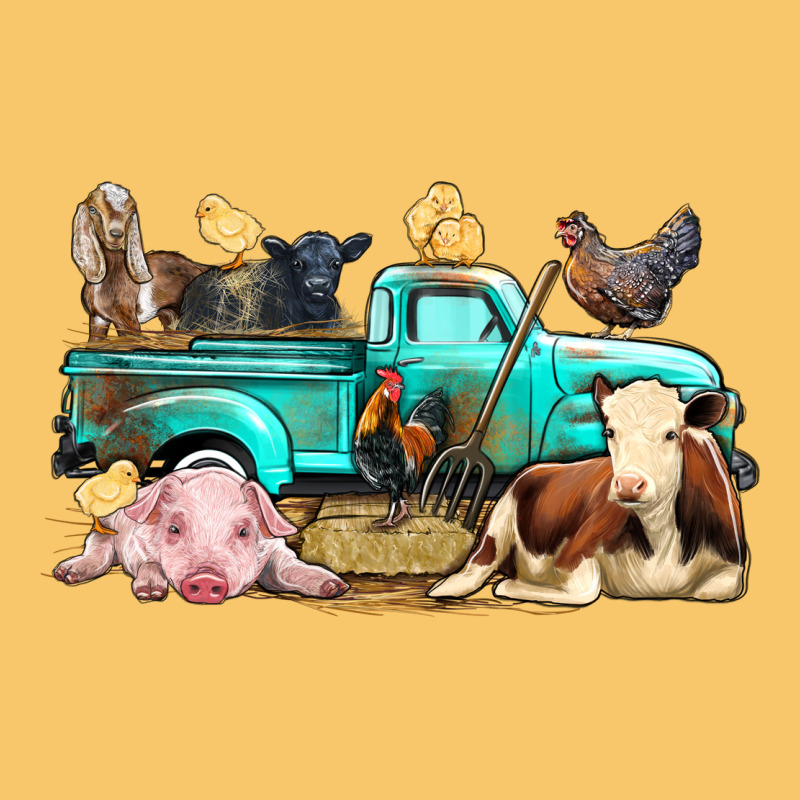 Farm Animals Truck Vintage Hoodie by BundleAndBundleShop | Teevron