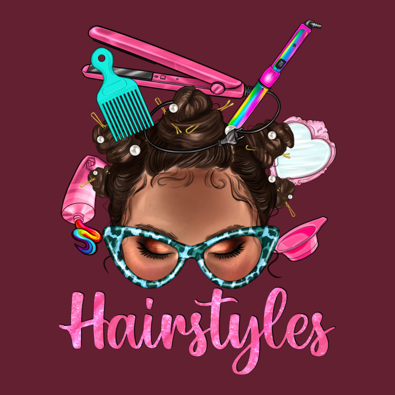 Afro Bantu Knots Hairstyles Messy Bun With Clasp Bbs Classic Tee by BundleAndBundleShop | Teevron