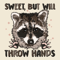Sweet But Will Throw Hands Premium Tee | Teevron