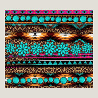 Leopard Aztec Turquoise Jewelry Heavy Core Tee | Teevron