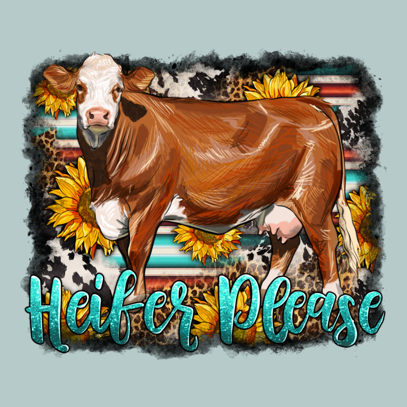 Western Heifer Please Simmental Cow Heavy Core Tee by LillyAllenDesigns | Teevron