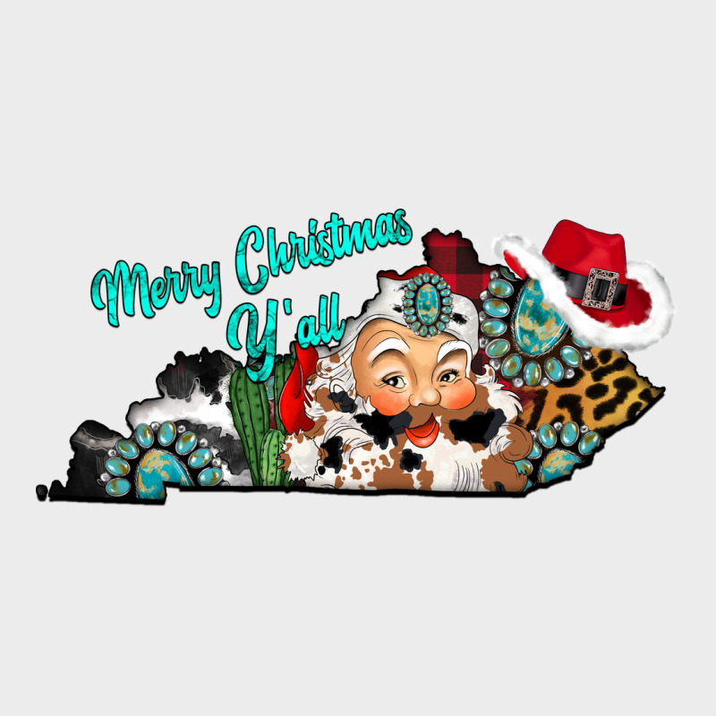 Merry Christmas Y'all Kentucky Urban Hoodie by CowhideDigitalArt | Teevron