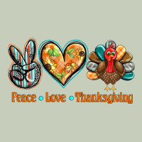 Peace Love Thanksgiving Ladies Tee | Teevron