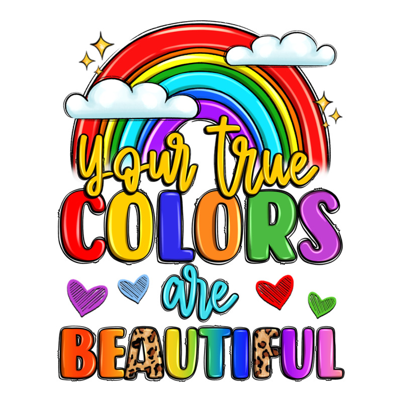 Name Vibrant Positivity Rainbow Art Urban Heavy Tee by LillyAllenDesigns | Teevron