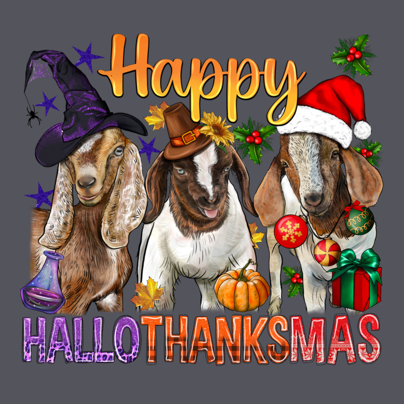 Happy Hallothanksmas Goats Vintage Hoodie by BundleAndBundleShop | Teevron