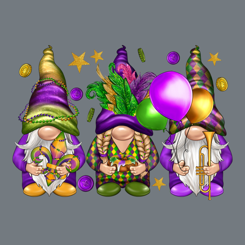Mardi Gras Gnomes Heavyweight Sweatshirt by NancyCooperArtShop | Teevron