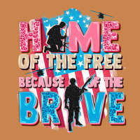 Home Of The Free Because Of The Brave Heavyweight Hoodie | Teevron