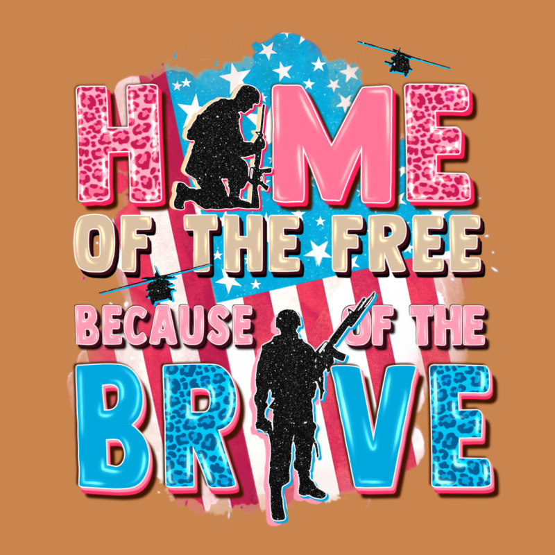 Home Of The Free Because Of The Brave Heavyweight Hoodie by FaDigitalArtStudio | Teevron
