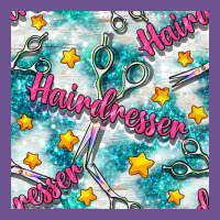 Hairdresser Scissor And Stars With Glitter Seamless Pattern Bbs Vintage Tee | Teevron