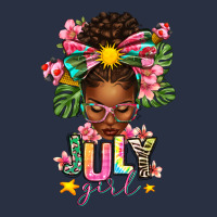 July Girl Afro Woman Summer Heavyweight Sweatshirt | Teevron