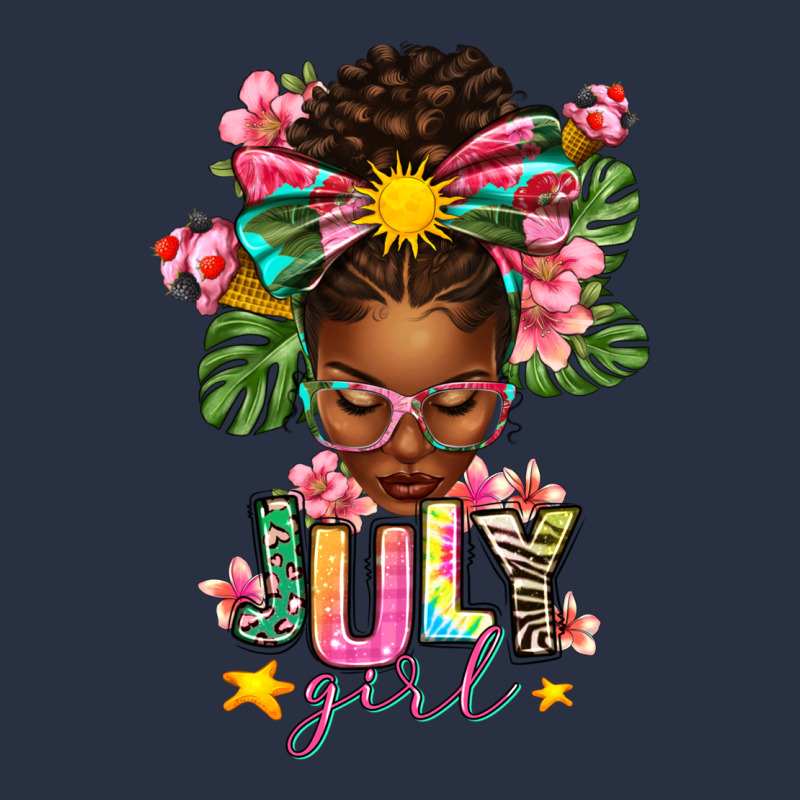 July Girl Afro Woman Summer Heavyweight Sweatshirt by texasbilliewilder | Teevron