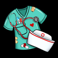Custom Name Nurse Scrubs   Font Easter Risen Premium Tee | Teevron