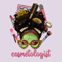 Afro Messy Bun Cosmetologist Classic Tee | Teevron