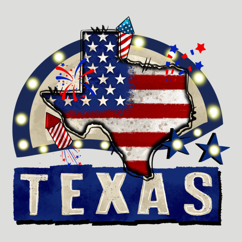 Texas 4th Of July Zipper Hoodie by CowGirlArtShop | Teevron