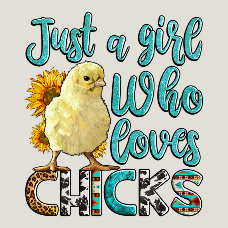 Western Just A Girl Who Loves Chicks Heavy Core Tee by LillyAllenDesigns | Teevron