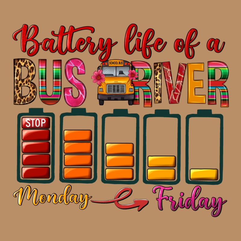 Battery Life Of A Bus Driver Vintage Hoodie by BundleAndBundleShop | Teevron