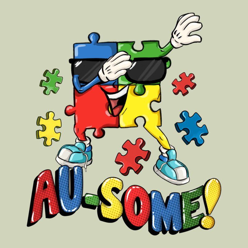 Au-some! Autism Puzzle Dabbing Heavyweight Hoodie by FaDigitalArtStudio | Teevron