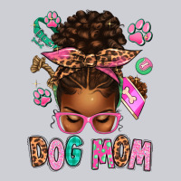 Afro Messy Bun Dog Mom Heavyweight Sweatshirt | Teevron