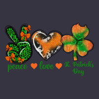 Peace Love St.patrick's Day Vintage Hoodie | Teevron