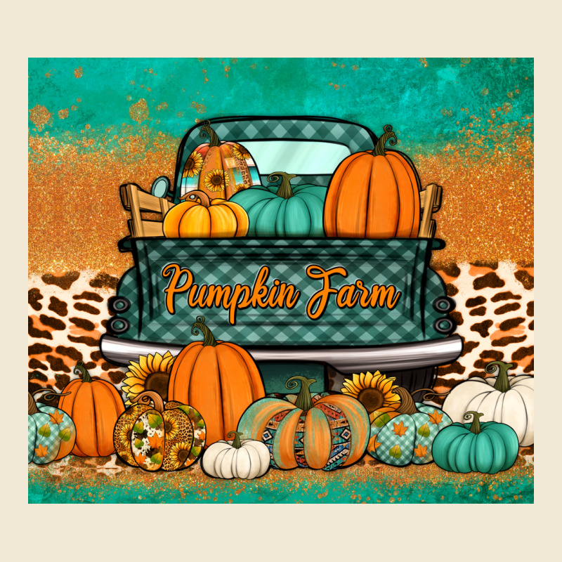 Pumpkin Farm Truck Tumbler Ladies Tee by Jasminsmagicworld | Teevron