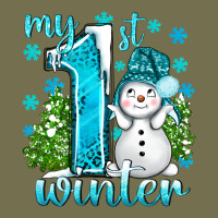 My 1 St Winter With Cute Snowman Vintage Hoodie | Teevron